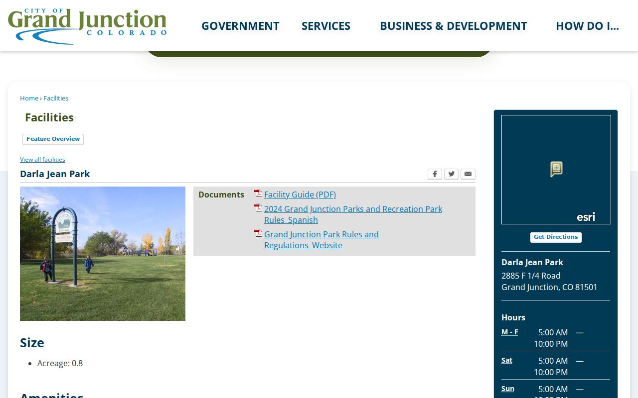 Grand Junction Police Department building information